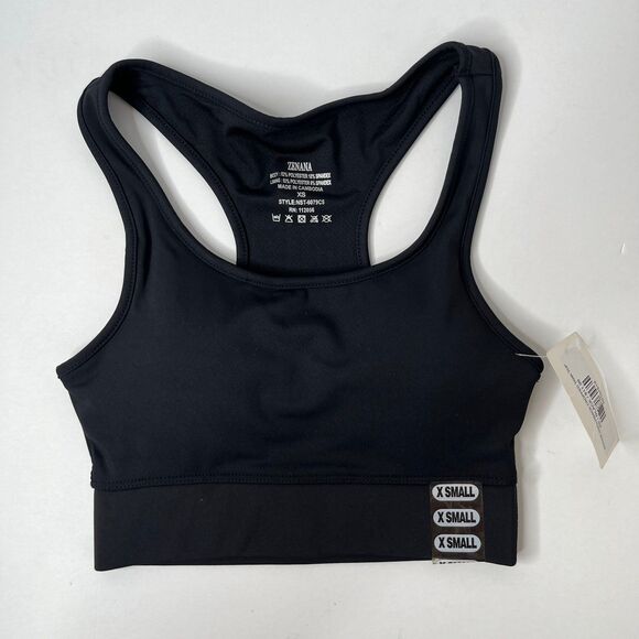NWT Bundle Zenana Padded Racerback Women’s Sports Bras Size XS #377 - Picture 2 of 12